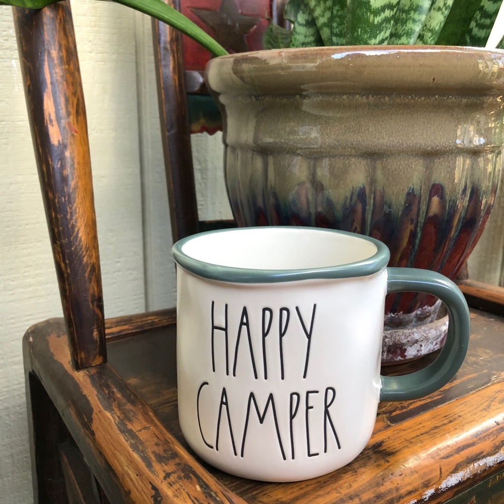 Rae Dunn Happy Camper Mug.